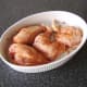 Dry marinade is rubbed in to the chicken portions