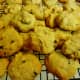 Baked applesauce cookies cooling on wire rack