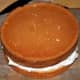 Take a small round cake (mine is 6 inches in diameter) and use some of the buttercream to fill.