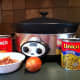 Ingredients for ham and lentil soup