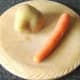 Potato and carrot for Irish stew pasty