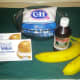 Cream cheese filling ingredients. (The banana is only used in the banana-filling variation.)