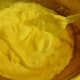Folding in the whipped cream