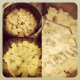 Dinner ideas for potatoes: Peel, cut, boil, drain, and mash potatoes.