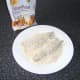 Coating the mackerel fillets in oatmeal