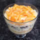 8. Add a layer of peaches.