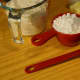 Ingredients for polvorones or Mexican wedding cakes.