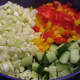 Chopped vegetables - colorful!