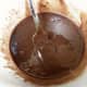 Step 2: Mix with fork until smooth. You can pour this right on the cake for a thin but rich glaze.