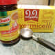 Add 1 tablespoon of Knorr, tomato bouillon to two cups of water. Bring to a boil in the microwave or saucepan and then pour over the fideo mixture.