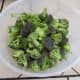 When you finish peeling and chopping, put it in a large mixing bowl.