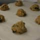 Place rounded tablespoon-fulls of dough on the cookie sheet.