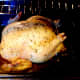 Baste the chicken with the leftover olive oil and lemon juice halfway through roasting.
