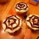 Insert a toothpick in the middle and drag it out to the outer edge create the web.