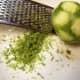 Zest Lime by grating it using small grater and pushing down.