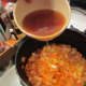 Adding the Water, Wine and Beef Broth to the Mix.