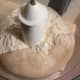 Add brown flour and yeast mixture