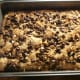 Toffee bars fresh out of the oven