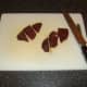 Sliced pigeon breasts
