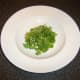 Watercress is plated first