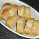 French bread is sliced to serve