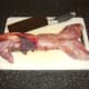 A cleaver is the ideal tool for chopping a rabbit in to cooking portions