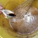 Add 1/4 cup melted butter and vanilla. Mix until very smooth.