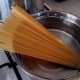 Boil the pasta separately.
