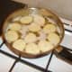 Deep frying potato discs