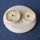 Lightly toasted bagel halves