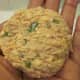 Formed salmon patties are 2 to 3 inches in diameter.