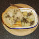 Portioning haggis, tatties and neeps pie