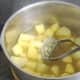 Preparing to mash tatties and neeps
