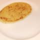 First mini naan bread is plated