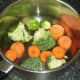 Assorted vegetables ready to be boiled