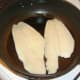Gently frying plaice fillets