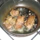 Pan frying lambs liver