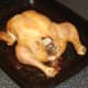 Whole roast chicken