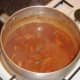 Venison curry is gently simmered