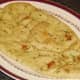 Garlic and cilantro/coriander naan bread