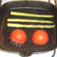 Griddling asparagus and tomato
