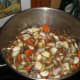 The prepared ingredients.