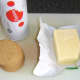 Digestive biscuits and butter for cheesecake base