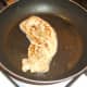 Fried turkey breast steak