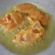 6. Fry the chicken pieces that were marinated earlier, but only up to half-cooked. Then, remove from fryer and put aside for use later.