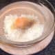 Egg and seasoning added to grated potato