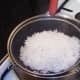 Rice is throughly drained