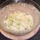 Broccoli, sweetcorn and potato fritter batter