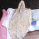 Heated pitta bread is cut open