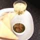 Coriander and lime potted crayfish tails with bread, butter and white wine